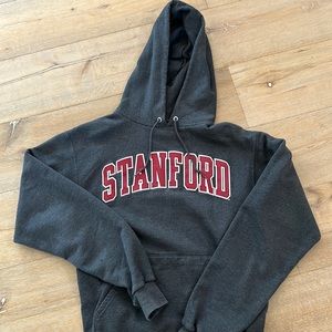 Stanford Champion hoody in charcoal gray